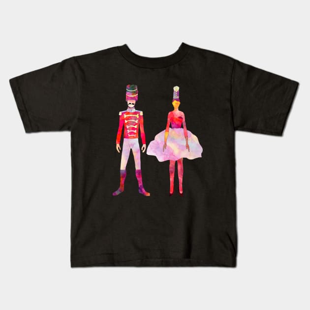 Nutcracker Ballet Kids T-Shirt by notsniwart